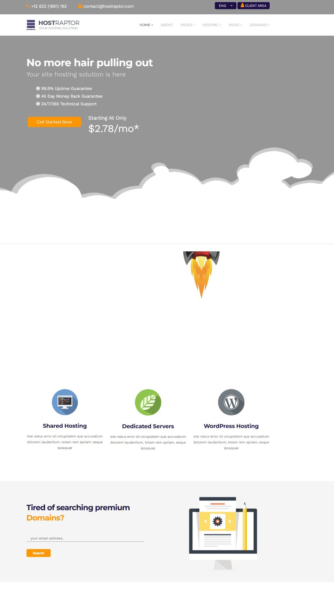 共享托管 专用服务器 WordPress托管