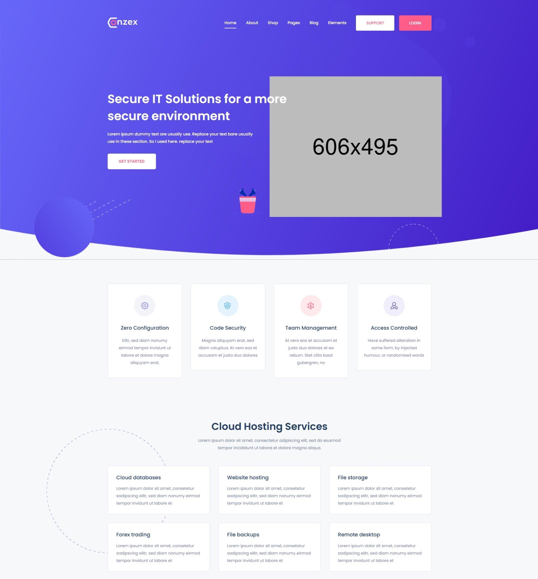 响应式PHP模板 IT解决方案