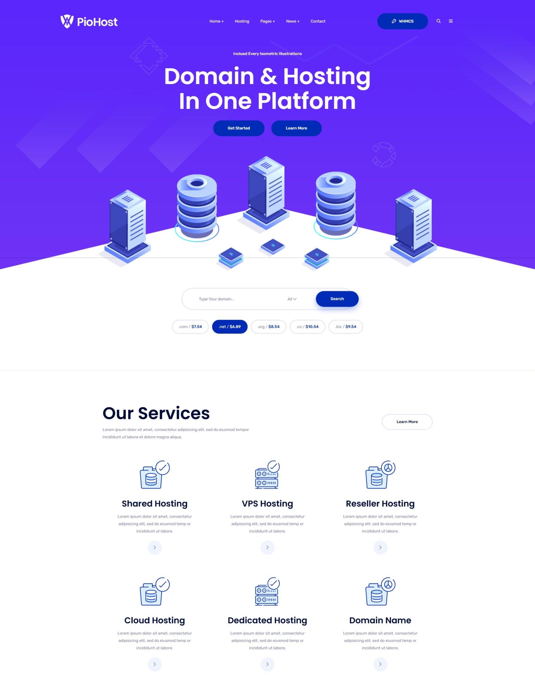 域名与网页托管 专用托管