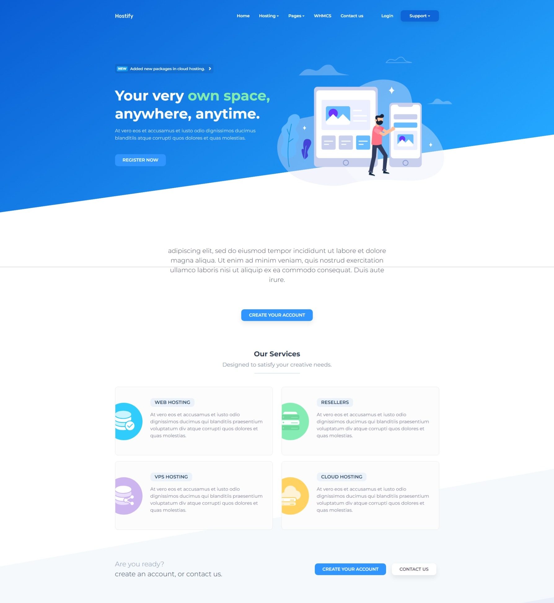 网页托管 VPS 托管 服务器